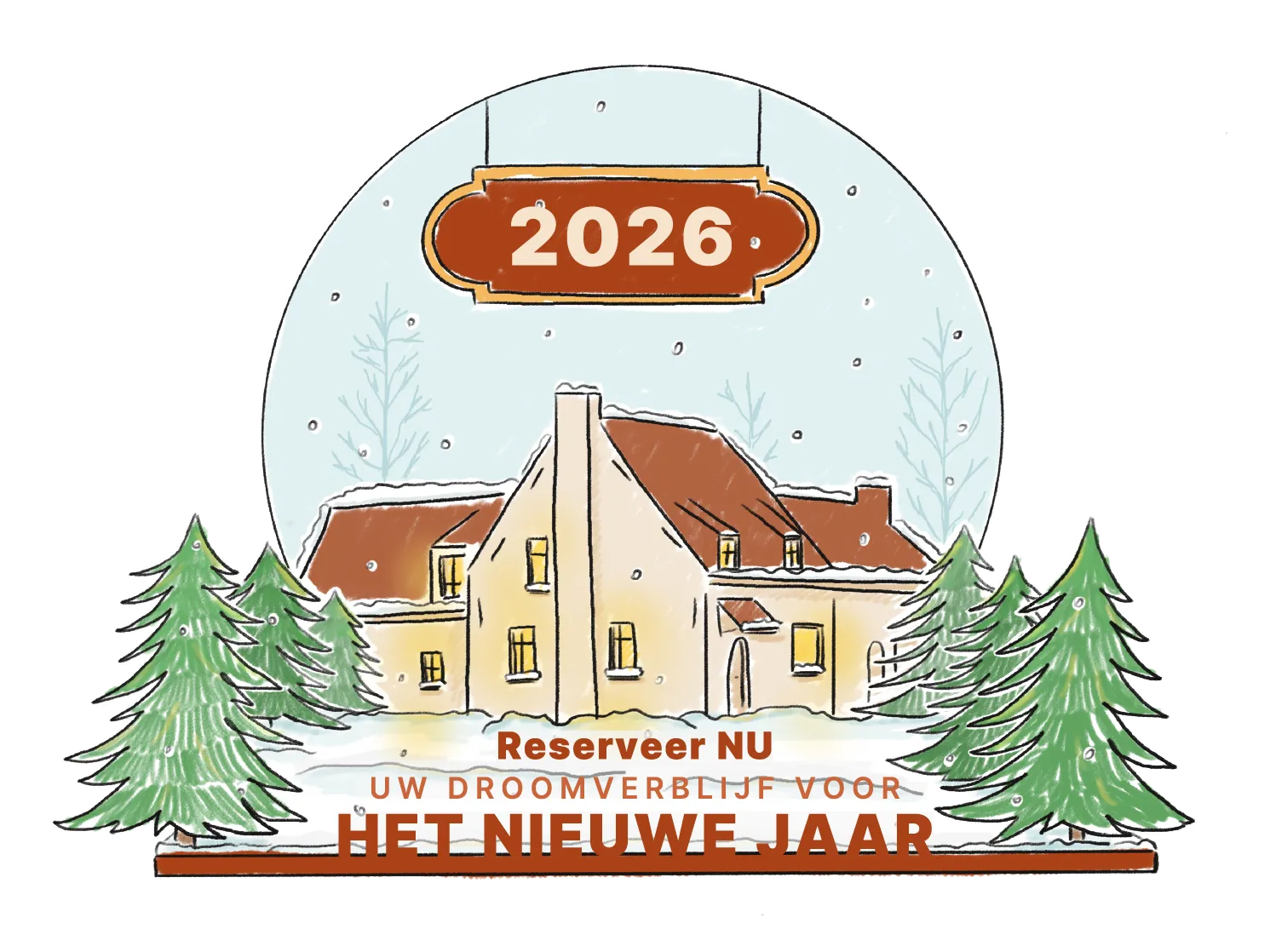 Kerstbanner De Zonnebrug